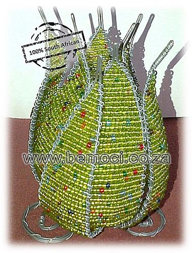 Beaded Aloe with Wire Structure