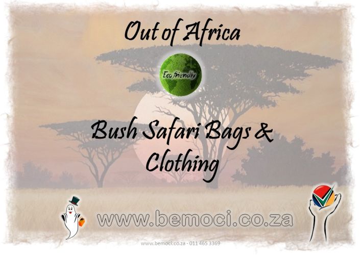 Out of Africa Bush Safari Bags & Clothing