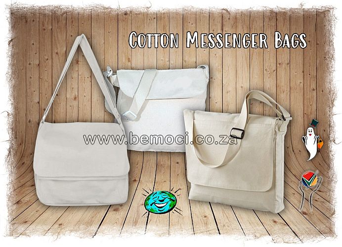 Cotton Canvas Messenger Conference/Student/Office Bags