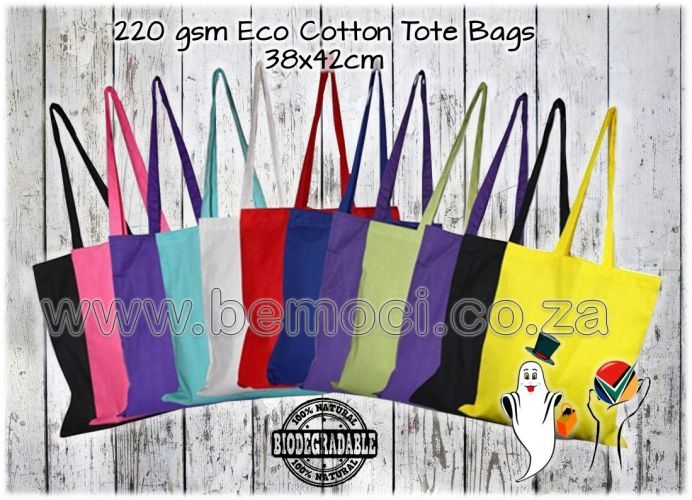 Cotton Tote Bags, 220gsm colour Cotton Tote Bags