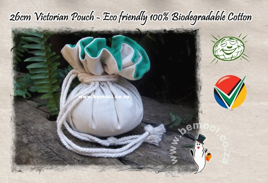 100% Lined Cotton Drawstring Gift Jewellery Victorian Bag/Pouch
