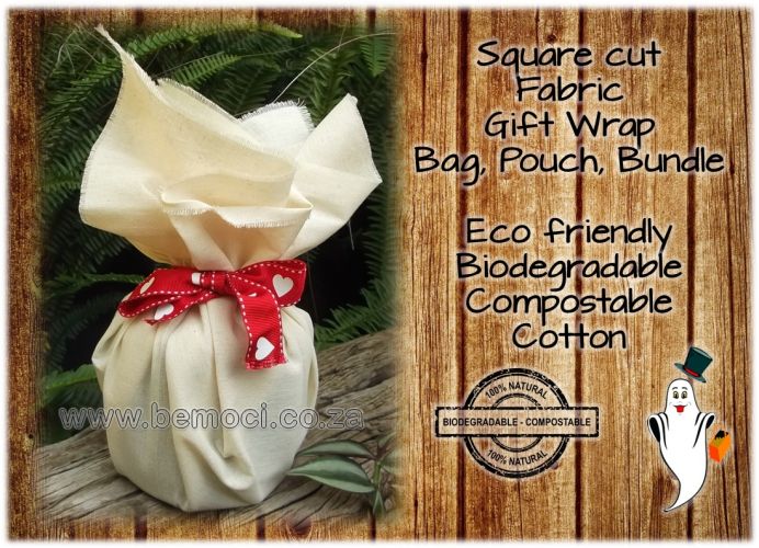 Fabric Gift Wrap Square Cut Cotton Calico