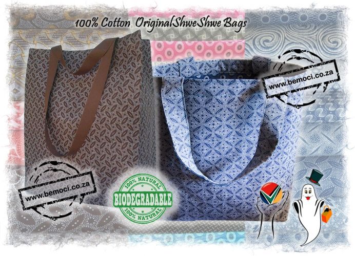Ethnic Print Tote Bags ShweShwe Print Tote Souvenir Conference Shopping Bags