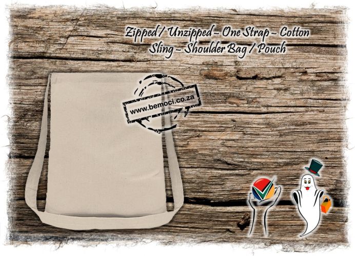 Cross Body Bags Zipped 100% Cotton Canvas/Bull Denim