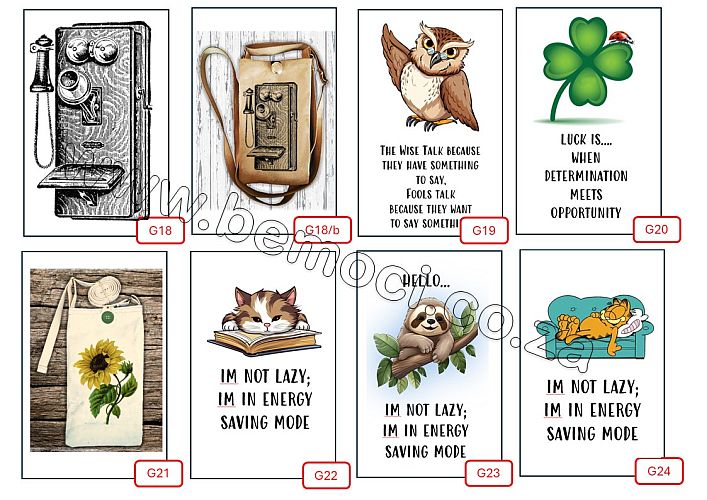 Cotton Mobile Cell Phone Bags, Generic Prints 4