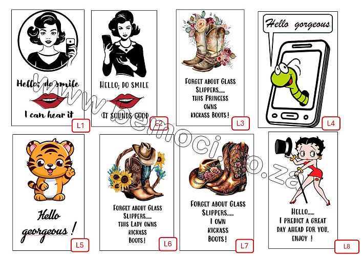Cotton Mobile Cell Phone Bags, prints for Ladies