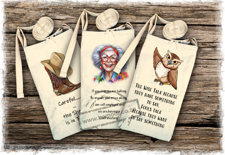 Cotton Cell Mobile Phone Bags Pouches Customized Personalized