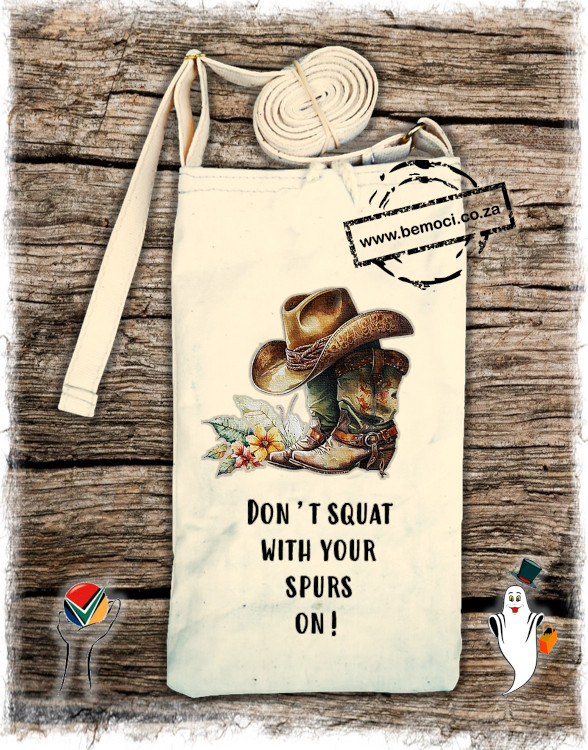 Unisex Cotton Calico Canvas Mobile Cell Phone Bags Pouches Cross Body Bags