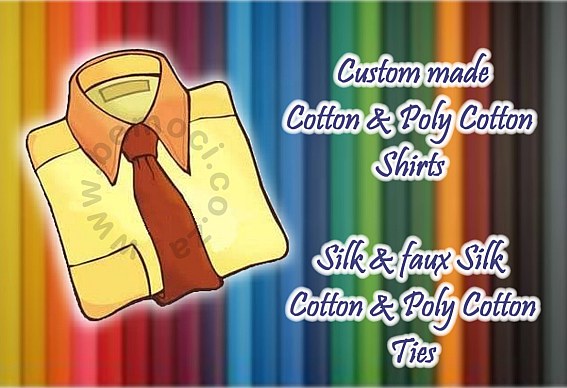 Shirts and Ties, Custom made