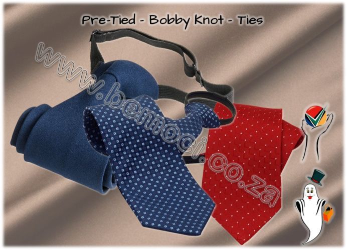 Pre-Tied Bobby-Knot Ties